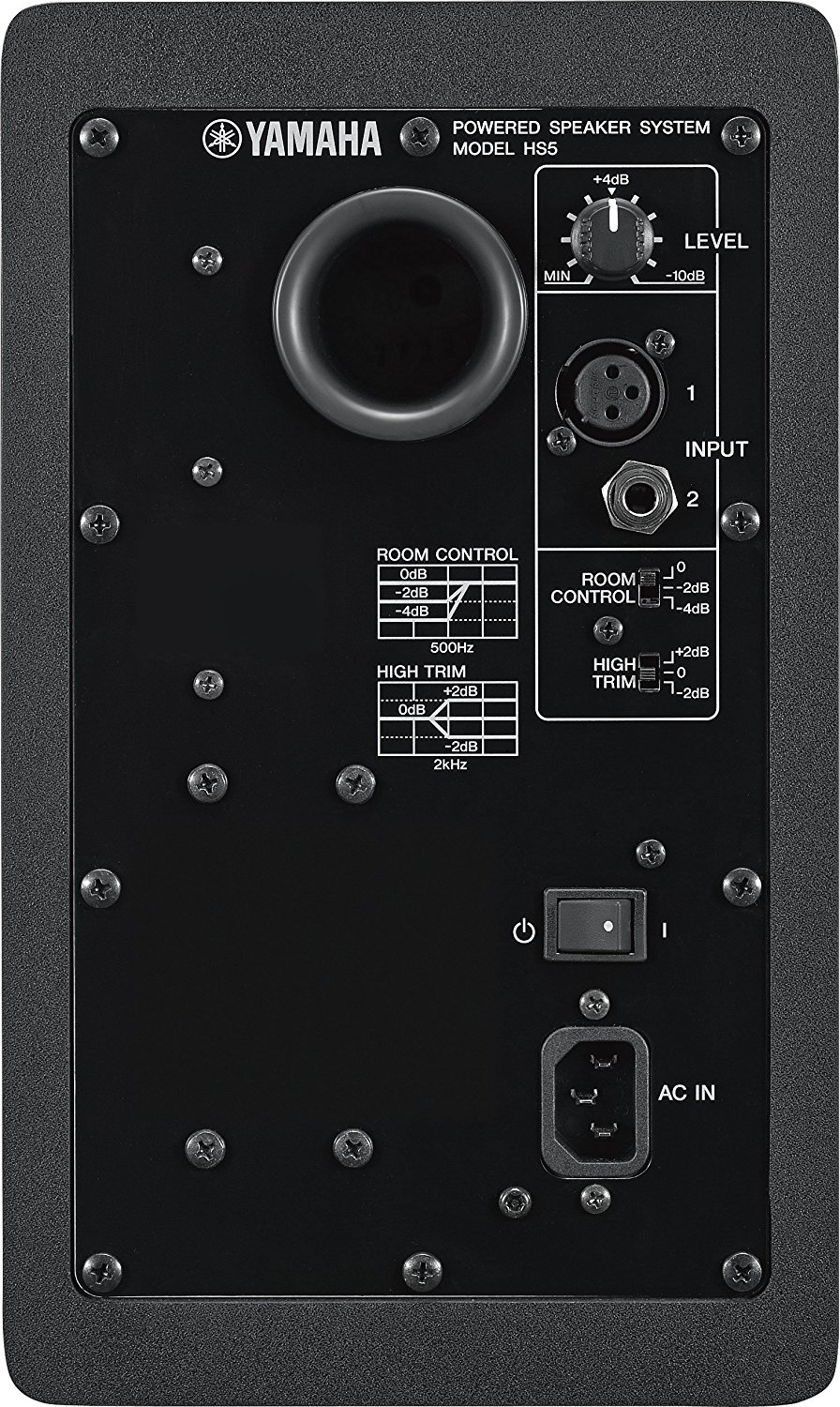 yamaha hs7 back panel