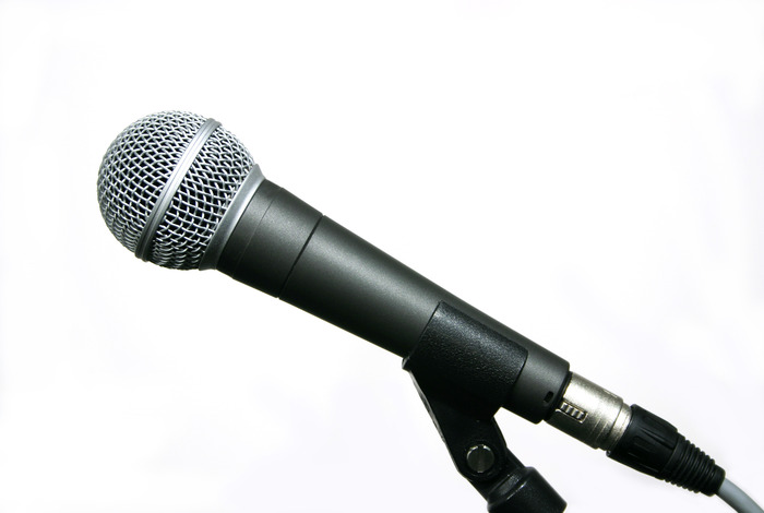 Dynamic microphone example