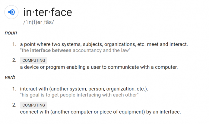 Audio Interface Definition