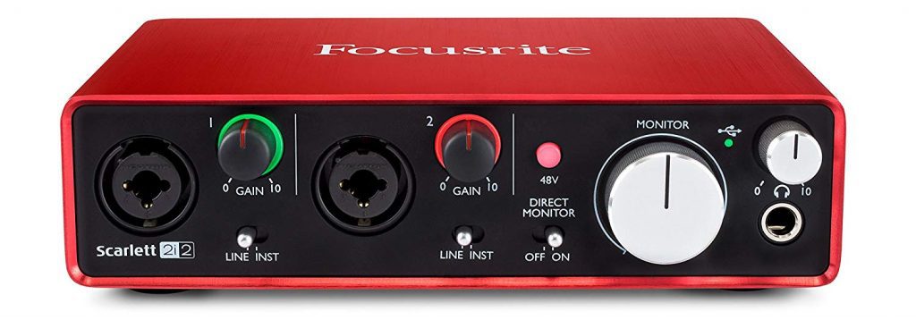 Scarlett 2i2 Audio Interface High View