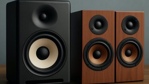 Illustration for Audio Answers: What’s the difference between studio monitors and regular speakers?