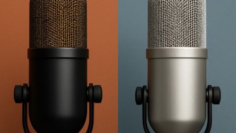 Illustration for Audio Answers: What's the difference between colored and transparent microphones, and how do I pick the right one for my music?