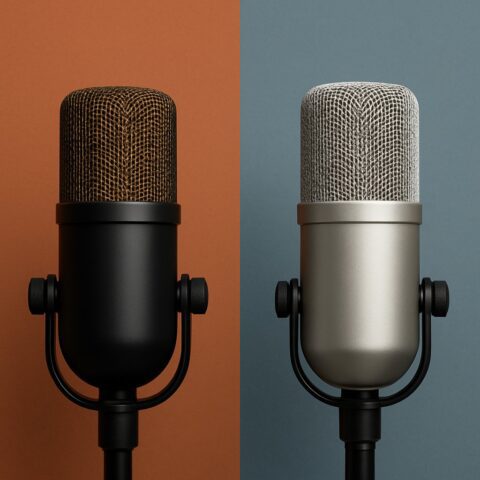 Illustration for Audio Answers: What's the difference between colored and transparent microphones, and how do I pick the right one for my music?